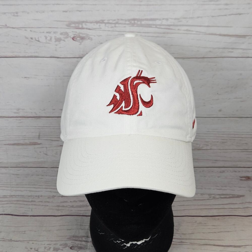 Washington State Cougars Nike Heritage86 Baseball Cap Adjustable White *stains